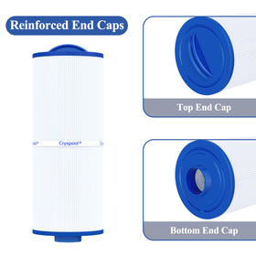 Cryspool easy-cleaning structure allows deep penetration of impurities after rinsing.