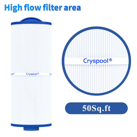 Cryspool top bar handle enables quick installation and removal.