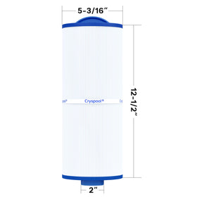 Cryspool trilobal fiber filtration delivers high capacity for fine debris capture.