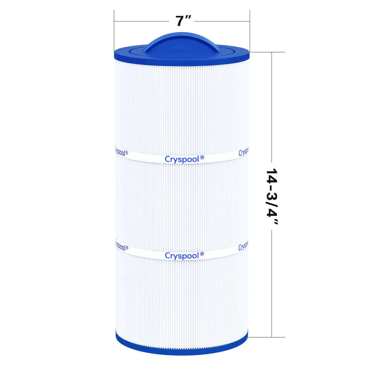 Cryspool 07043 trilobal fiber filter improves impurity capture and durability.