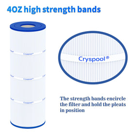 Cryspool 07065 easy-clean-filter-structure enables thorough cleaning