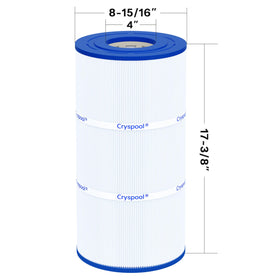 Cryspool 08046 trilobal-fiber detail improves filtration efficiency and longevity.