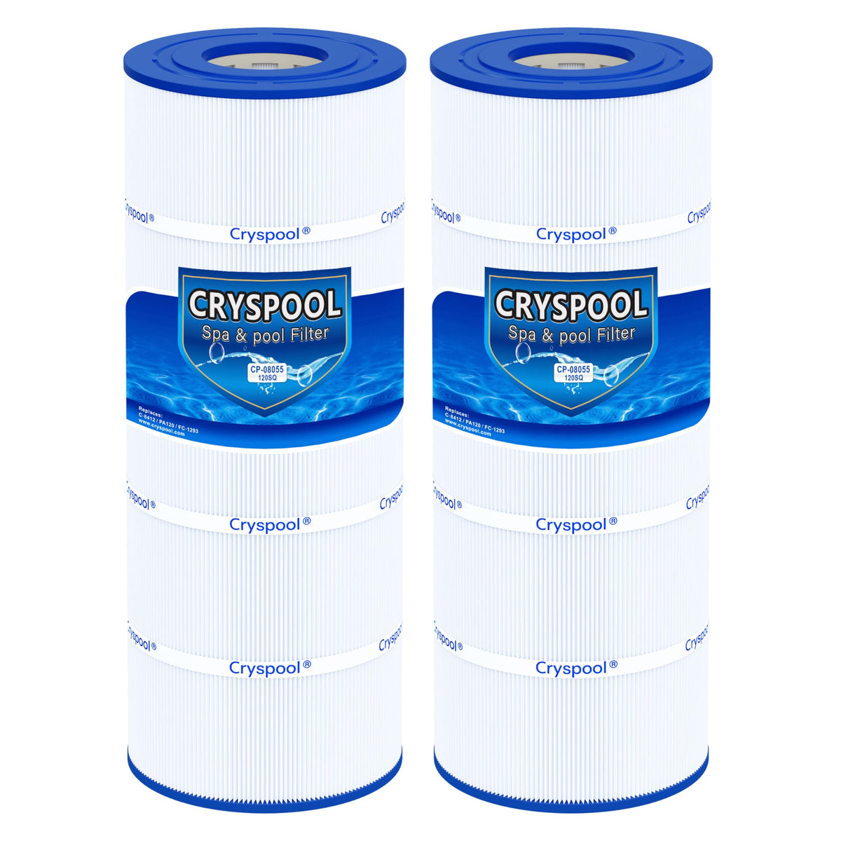 Cryspool 08055 filter close-up highlighting durable construction for steady pool filtration