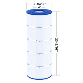 Cryspool 08055 filter compatibility page shows supported models for quick selection