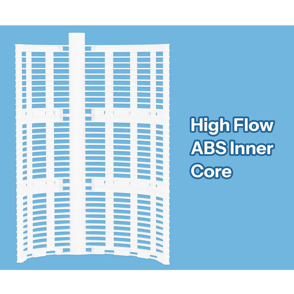 Cryspool DE filter demonstrates easy cleaning to restore performance.