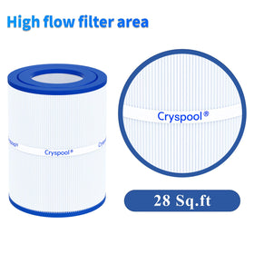 Cryspool PDM28 filter compatibility label confirms model 461273.