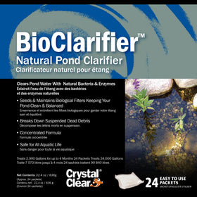CrystalClear BioClarifier sludge reduction for a cleaner pond.