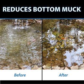 CrystalClear MuckOff safe for fish and aquatic life when used as directed.