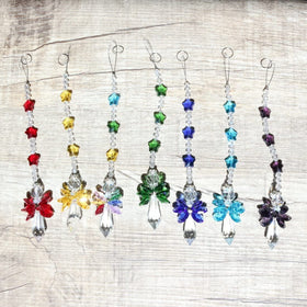 Crystalsuncatcher ideal for celebrations, birthdays, or festive decor ideas.
