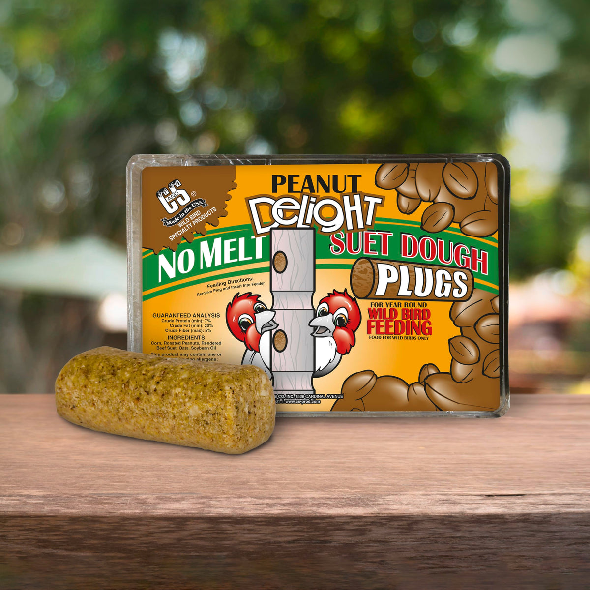C&S Peanut Delight plugs showing roasted peanuts for energy