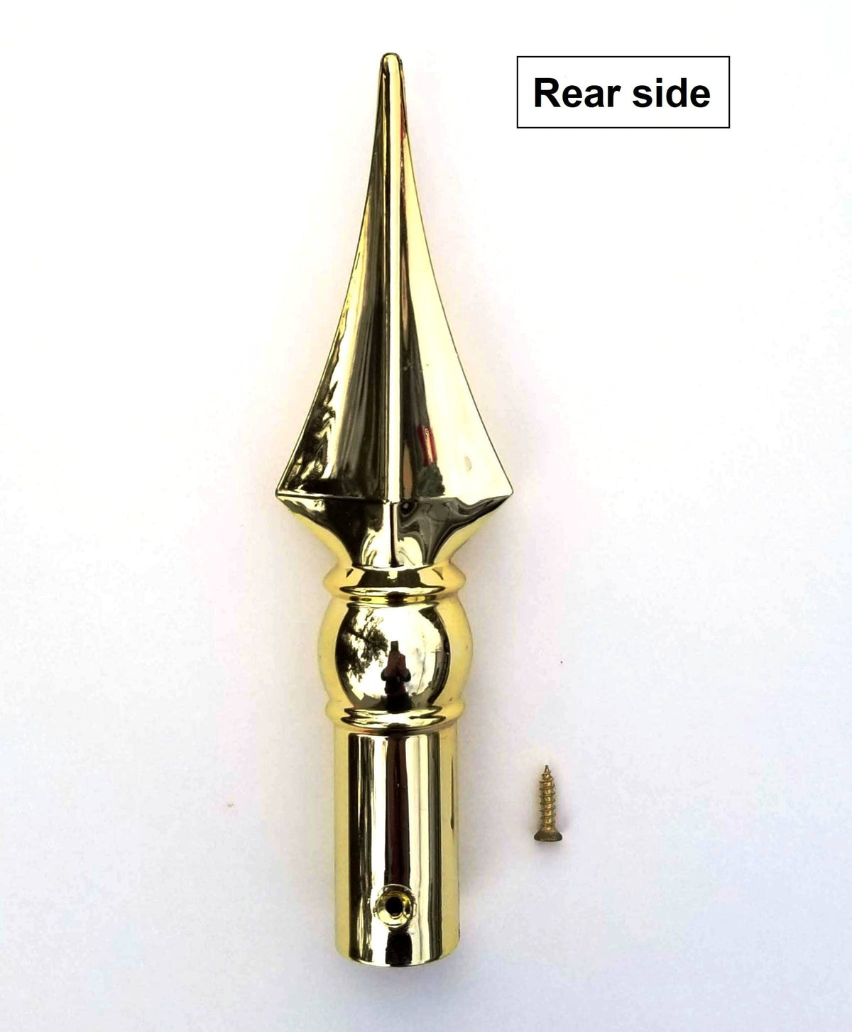 CSPEAR with preinstalled screw enables quick wood-pole mounting.