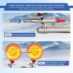 CSZKJXPA outdoor heater ideal for patios, camping, and garages.