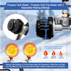 CSZKJXPA portable heater for indoor and outdoor use.