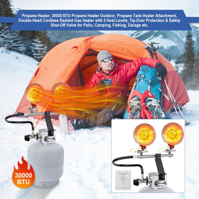 CSZKJXPA propane tank top heater with easy ignition for quick starts.