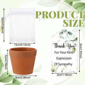Ctosree miniature potted plant offers a lasting tribute touch.
