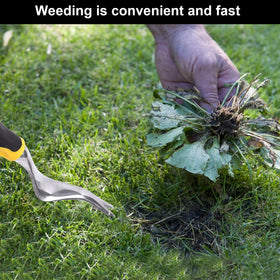 Cuayaes weed puller features hanging hole for tidy storage after use.