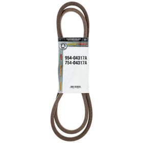 Cub Cadet 954-04317A transmission drive belt in use on a mower drive system