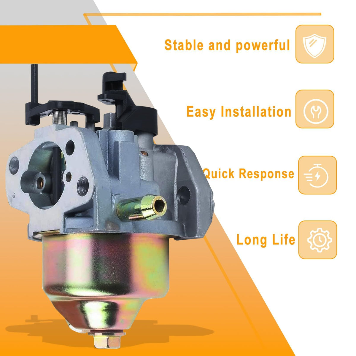 Cub Cadet compatible carburetor installation for lawn maintenance