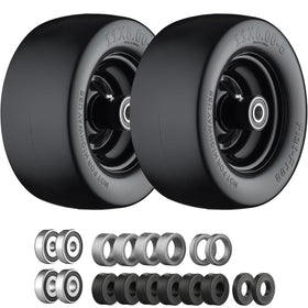 Cubesprings 11x6-00-5 flat-free tire front view for zero-turn mowers