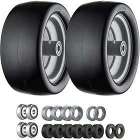 Cubesprings 13x6.50-6 front tire assembly for zero-turn mowers improves stability and maneuverability.