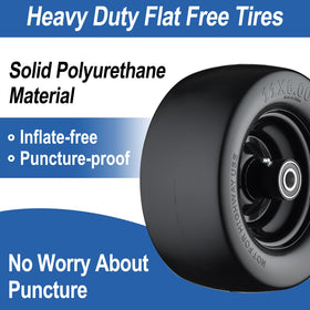 Cubesprings front tire for zero-turn mowers, not for highway use