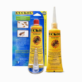 Cuckol cockroach gel bait tube for precise placement in cracks and crevices.