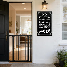 CUDIG indoor-outdoor use sign is versatile for porch, entryway, or interior display.