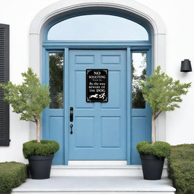 CUDIG unique no soliciting design combines clarity and charm for home safety.