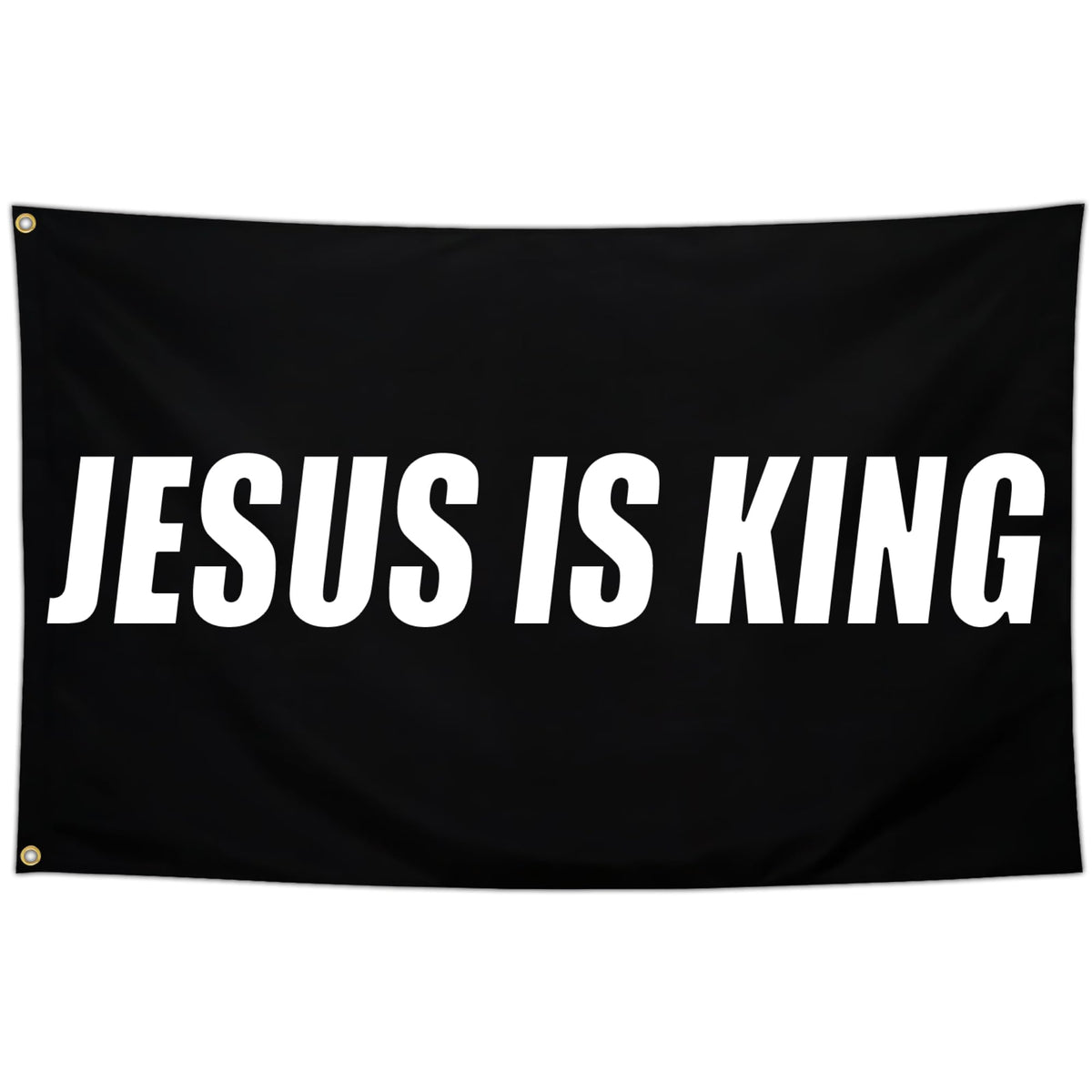 Cuiliqun Jesus is King flag 3x5ft ready for outdoor display and faith expression.