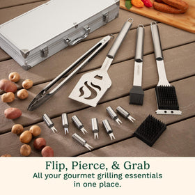 Cuisinart silicone basting brush for even marinade coverage.
