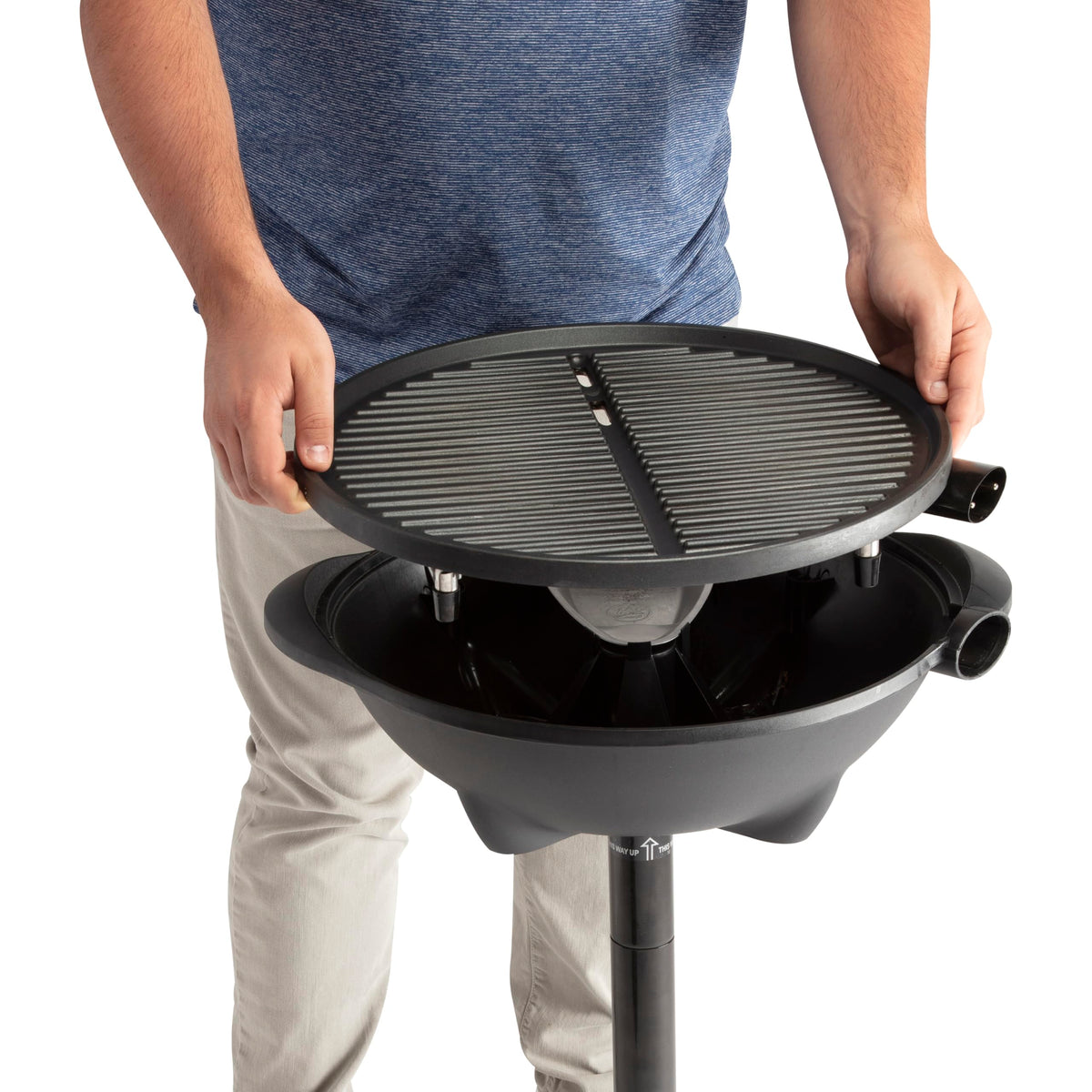 Cuisinart grill offers 240 square inches of cooking space for small gatherings.