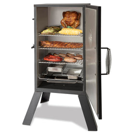 Cuisinart 30in electric smoker removable racks for flexible layouts