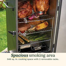 Cuisinart 30in electric smoker temperature dial for precise heat control