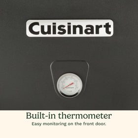 Cuisinart 30in electric smoker wood chip tray and water pan for smoke setup