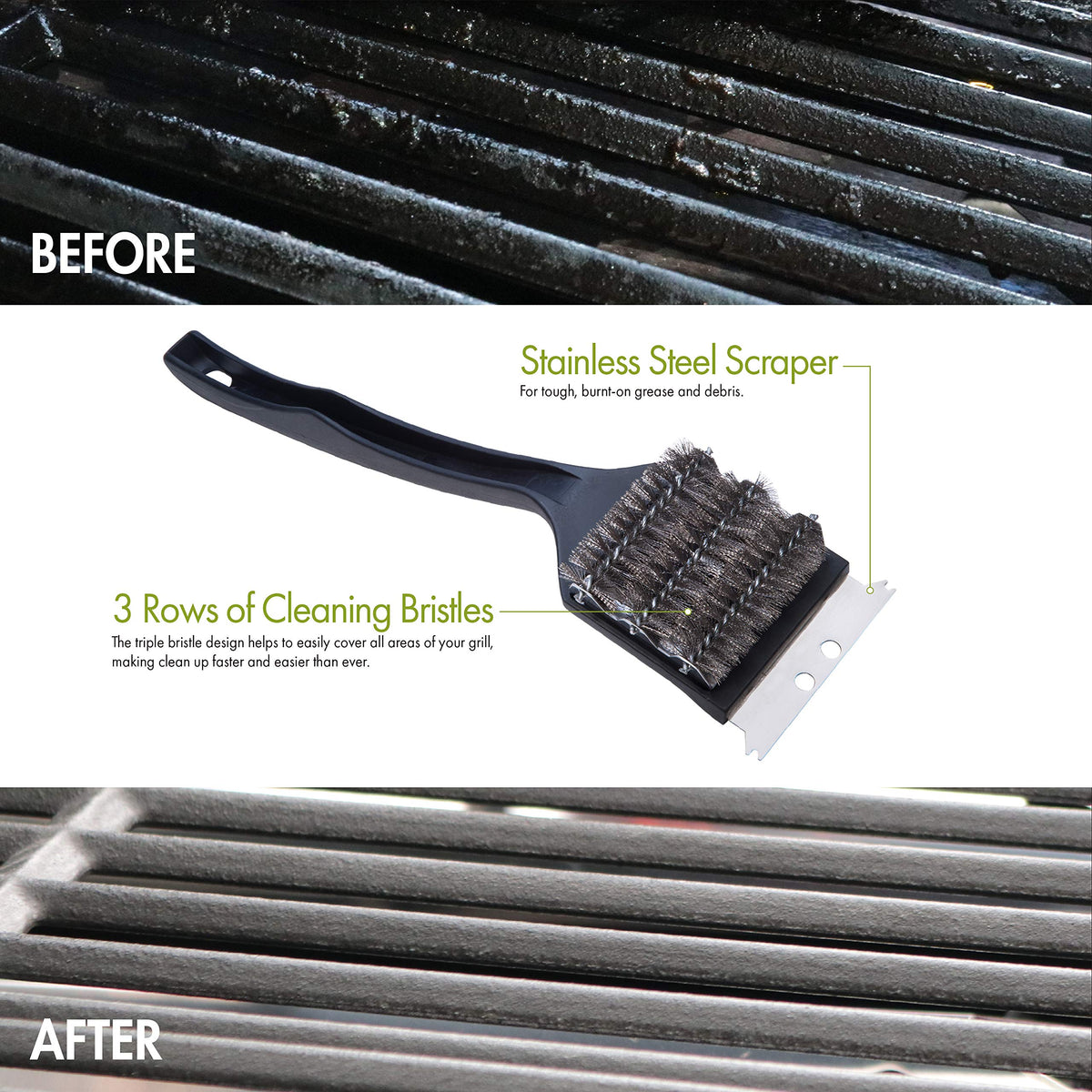 Cuisinart CCB-100 storage hook keeps brush handy at the grill