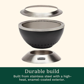 Cuisinart Cleanburn ash base tray enables quick ash removal