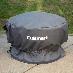 Cuisinart Cleanburn cover with adjustable drawstring provides a snug, secure fit.