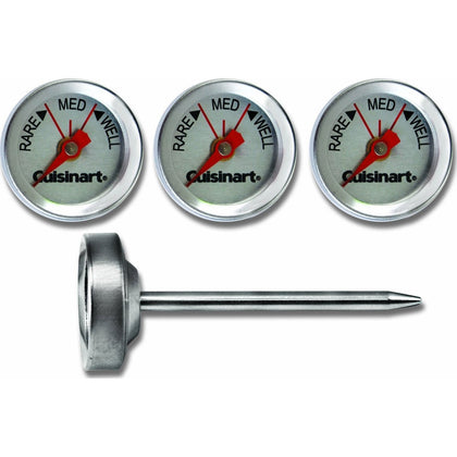 Cuisinart CSG-603 outdoor steak thermometers set of four for precise doneness on the grill.