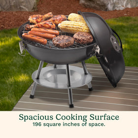 Cuisinart grill with dual vents for precise temperature control