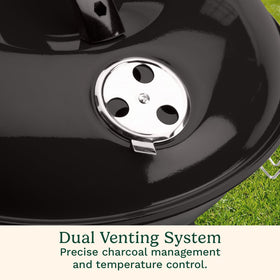 Cuisinart enamel-coated firebox emphasizes durable outdoor use