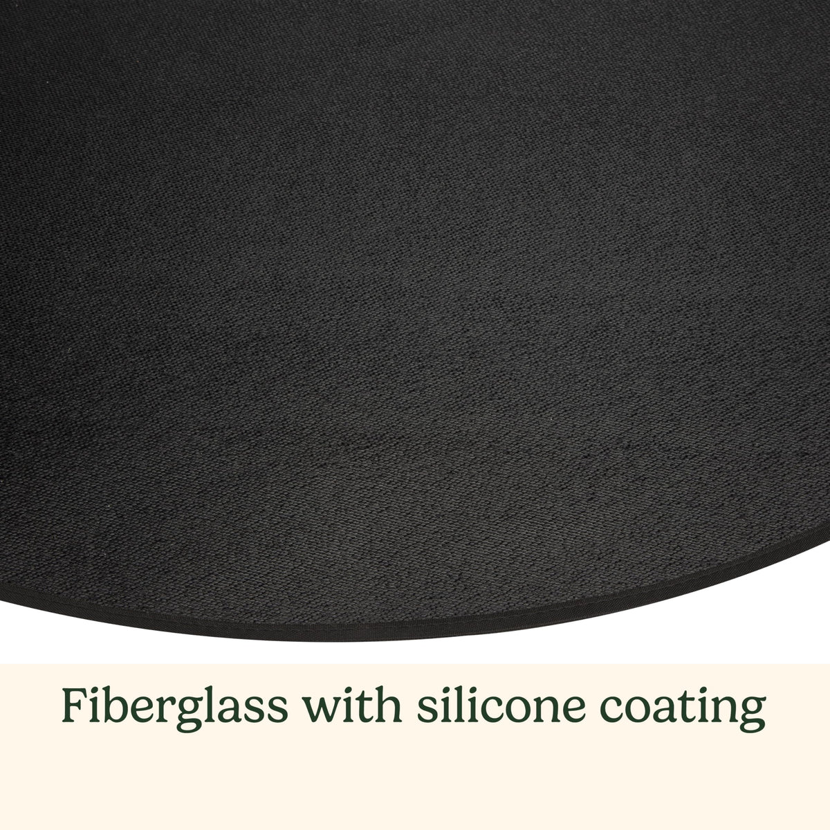 Cuisinart grill mat easy-clean feature shown on patio after cooking