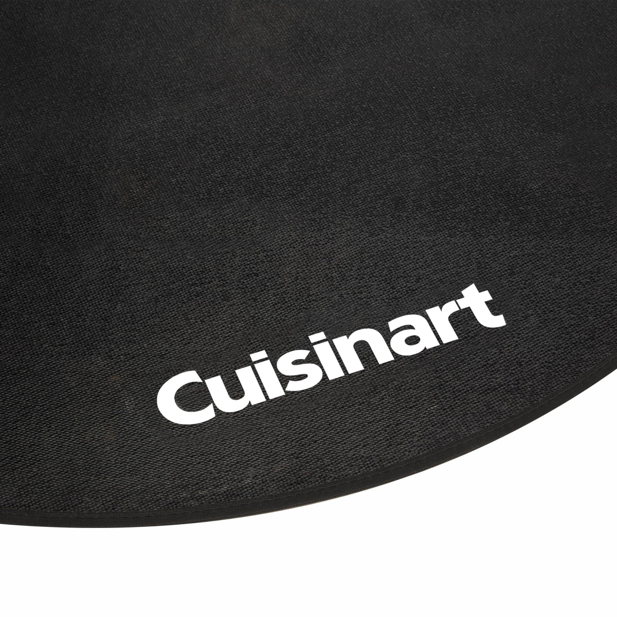 Cuisinart 36-inch mat folded for compact storage after outdoor cooking