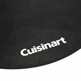 Cuisinart 36-inch mat folded for compact storage after outdoor cooking