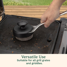 Cuisinart handle doubles as a flat-edge scraper for tight spots
