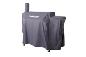 Cuisinart Oakmont grill cover side view showing dual vents.