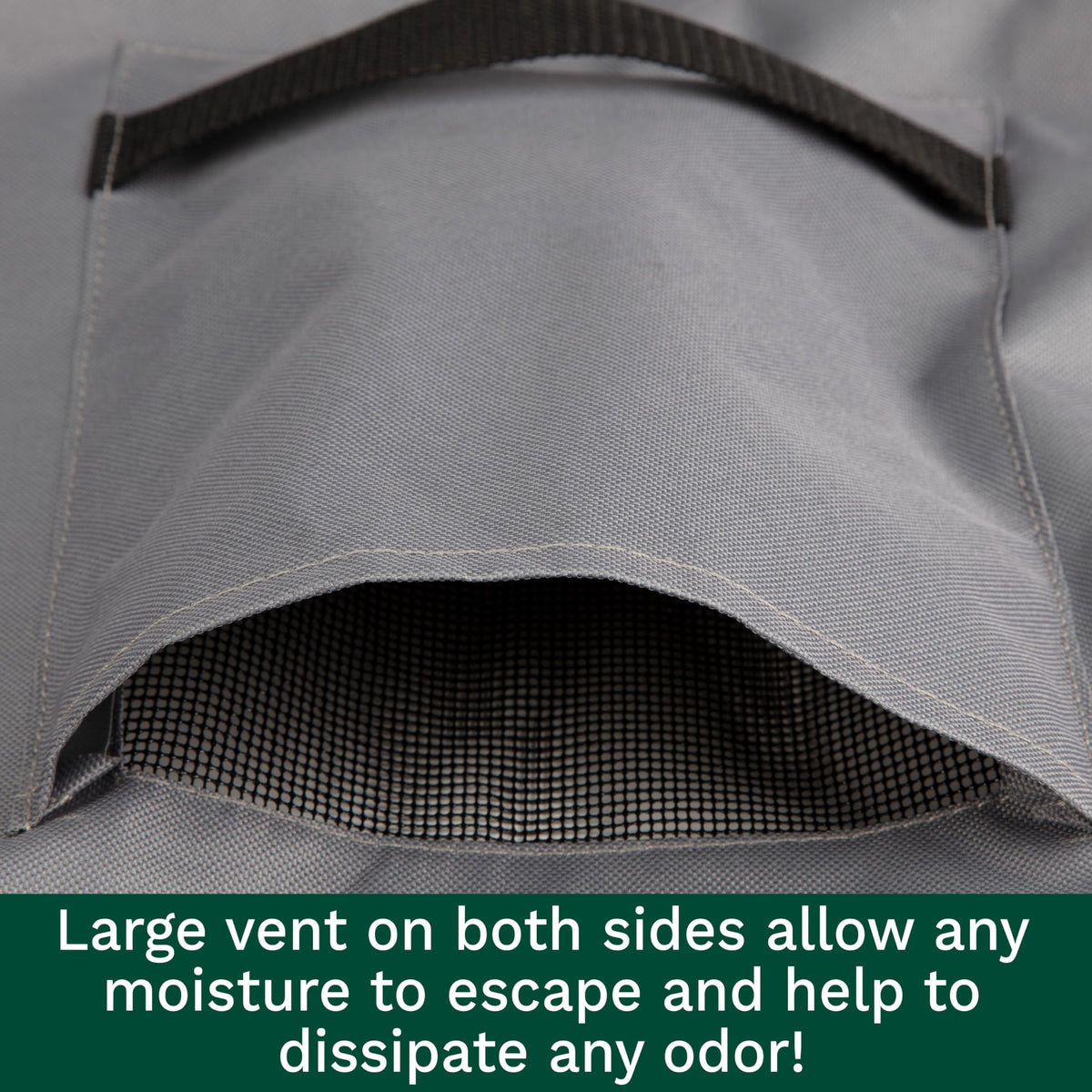 Cuisinart Outdoor Wok Station Cover uses rip-resistant fabric for durable outdoor protection.