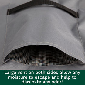 Cuisinart Outdoor Wok Station Cover uses rip-resistant fabric for durable outdoor protection.