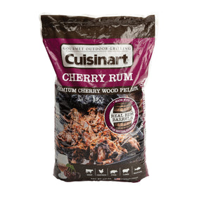 Cuisinart Premium Cherry Rum pellets 20 lb bag for rich, balanced smoke flavor.