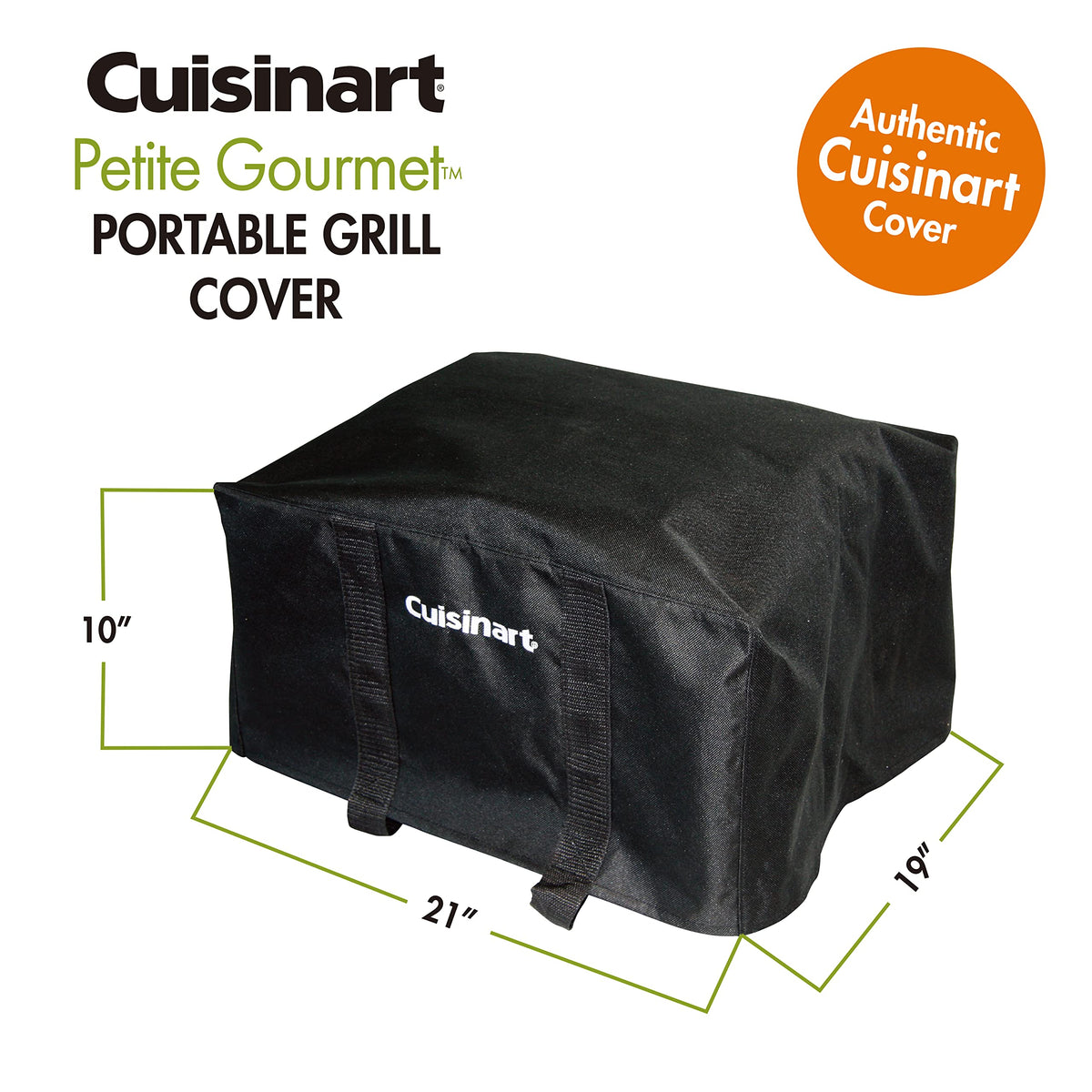 Cuisinart VersaStand logo detail on rugged 600D nylon, weather resistant.