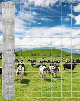 CuisinSmart farm fence 4ft x 328ft roll shown, durable perimeter solution for livestock protection